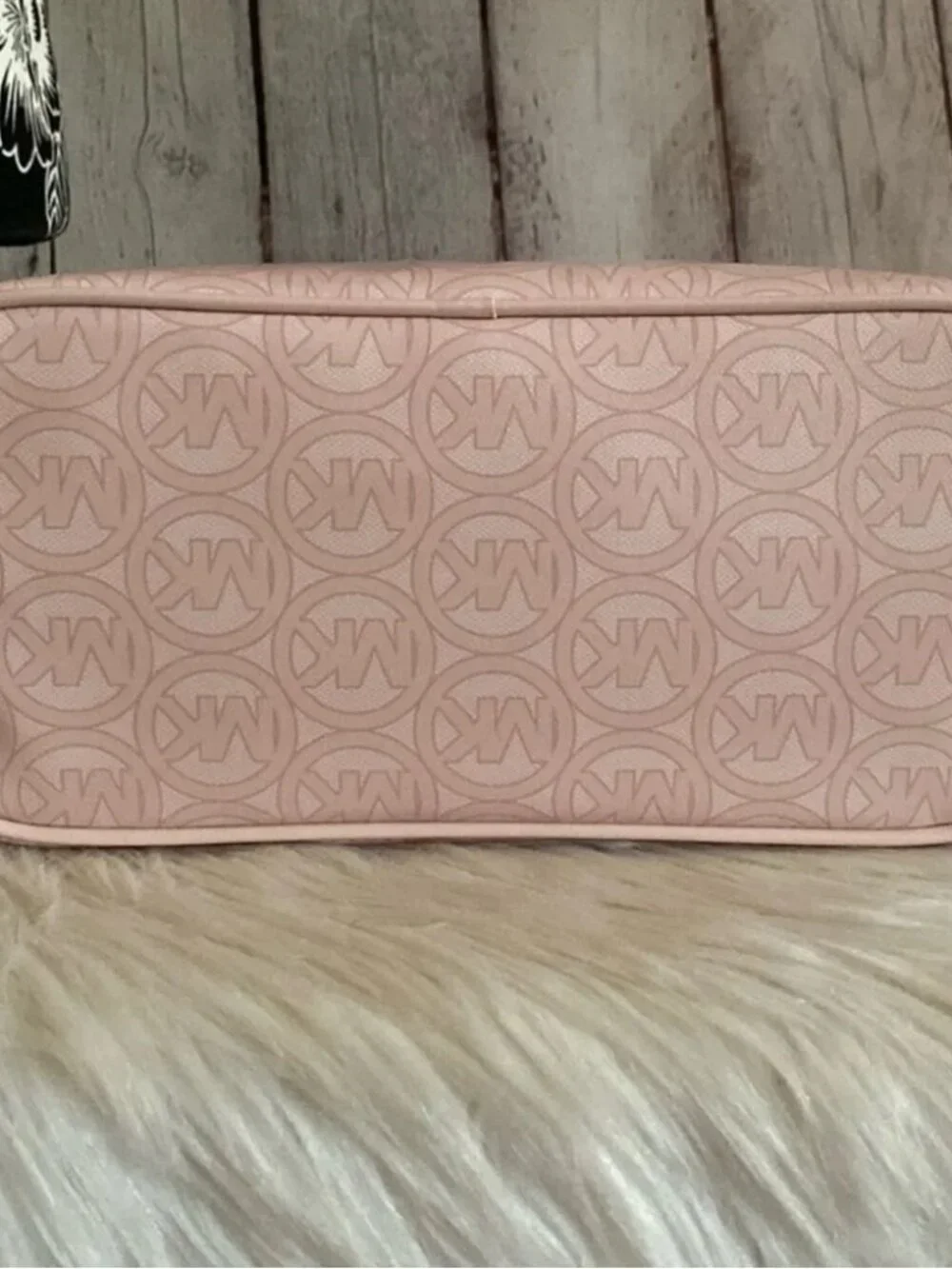 Michael Kors Pink Jodie Small Logo Jacquard Tote Bag - MSRP $348 NWT - Picture 9 of 11